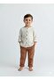 100% Cotton Boys' Muslin Shirt and Pants Set - 2