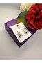 Labyrinth Model Ring Steel Earrings