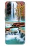 Galaxy A57 (Sm-A576B) Compatible Case Decorative Silicone Printed Cover Waterfall
