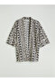 Nevavm Shawl Collar Oversize Muslin Women's Kimono with a Difference - 4