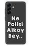 Galaxy A57 (Sm-A576B) Compatible Case Colorful Silicone Printed Tpu Ne Police