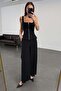 Black High Waist Wide Leg Pants 18198 - 5