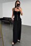 Black High Waist Wide Leg Pants 18198 - 4