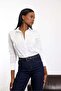 White Collet Detailed Slim Fit Shirt 018 - 3