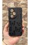 حافظة مطاطية كلاسيكية من السيليكون ماصّ للصدمات متوافقة مع هاتف Honor 400 Pro باللون الأسود من نوع Butterfly منقوش - 2