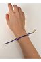 Sapphire Blue Crystal Stone Gold Plated Luxury Waterway Bracelet - 3