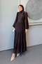 Kıvılcım Lace Dress Brown