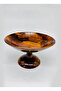 Handmade Wooden Stand Bowl with Brass Work – 12″ Decorative Serving Bowl - 3