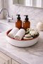 Decorative Bathroom Organizer 20 Cm, Copper Color Inside |   Handmade Bowl Plate |   Candle & Fragrance Tray