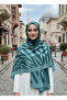 وشاح بريميوم دالجا منقوش - وشاح حديث خفيف منقوش للحجاب - 4