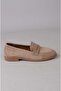 Seç 2150 Haki̇ki̇ De Leather Adin Bab Ballet Flats Shoes Mink Suede
