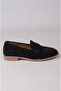 Seç 2150 Haki̇ki̇ De Leather Adin Bab Ballet Flats Shoes Black Suede