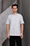 Men's Basic Oversized Crew Neck 2 Two Thread Ko Compact -Shirt - 2