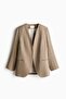 Collarless blazer - 5