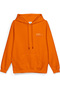 Open Your Eyes Eye Back Printed Hooded Half Oversized Sweatshirt Orange Hoodie 1394 - 3