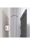 Wall-mounted headboard, gray, 204x3x90 cm, solid pine wood - 6