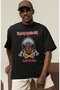 Design Iron Maiden Run to the Hills Rock Metal Music Band Printed Unisex Oversized T-Shirt