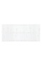 Wall-mounted headboard, white, 204x3x90 cm, solid pine wood - 4