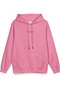 Melek Heart of Dreams Sırt Printed Hooded Yarı Oversized Sweatshirt Pink Hoodie 1195 - 3