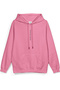 Doberman Dogue Dog Back Printed Hooded Half Oversized Sweatshirt Pink Hoodie 1235 - 3