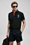 111040231 Fun Smart Men's Polo Shirt Men's T-Shirt Black - 6