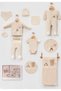 Jacquard Newborn Baby Boy 10-Piece Hospital Outfit Set with Trolley Baby Outfit - 3