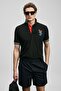 111040231 Fun Smart Men's Polo Shirt Men's T-Shirt Black - 3