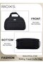 Luggage Trolley Bag,Rolling Travel Duffel Bag,Canvas Travel Bag With Wheels And Detachable Straps,Ca - 6