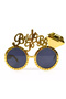 Gold Color Bride To Be Written Bridal Glasses - 2