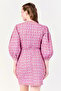 Women Floral Print Mini Dress, Multicolor - 2