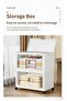 Multi-layer foldable with wheels storage box, suitable for various scenarios - 5