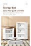 Multi-layer foldable with wheels storage box, suitable for various scenarios - 4
