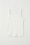 Spaghetti Strap K Ribbed Knit F Corded Fabric Athlete - K410 - 6