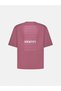 Men Purple Graphic Oversized T-Shirt - 4