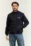 Erkek Fermuarlı Sweatshirt Mavi