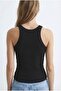 Halter Neck Ribbed Knit Corded Fabric Athlete - K290 - 2