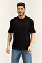 Giano Men's Active Regular Fit T-Shirt Black