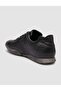 100% Genuine Leather Black Textured Lace-Up Men's Casual Shoes - 5