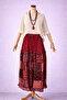 Unisex Nepal Patchwork Patterned Bohemian Long Skirt – 100% Cotton Cotton, Elastic Waist, Comfortable Loose Model, Ethnic - 2