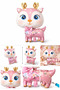 Cute Pink Deer Foil Balloon, Jungle Animals Birthday Party Balloon - 4