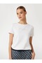 Rhinestones Logo T-Shirt V3Bi11J1314