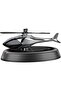 DIGI CORE Car Air Freshener Helicopter Solar Energy Rotating Aromatherapy Aviation Al Alloy Diffuser
