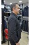 Men's Seasonal Coat with Ribbed Collar, Ribbed Bottom, and Ribbed Sleeves (Elasticated) - 2