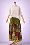 Unisex Nepal Patchwork Patterned Bohemian Long Skirt – 100% Cotton Cotton, Elastic Waist, Comfortable Loose Model, Ethnic - 2