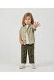 Boy's 3-Piece Set with Socks as a Gift; Shirt 100% Cotton T-Shirt Stretch Fabric Pants