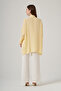 Oversized Basic Summer Shirt 3001 Vanillin Yellow - 3