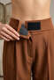 Women's Stretch Fabric Hook-and-Loop Closure Palazzo Pants 4433 - 4