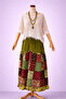 Unisex Nepal Patchwork Patterned Bohemian Long Skirt – 100% Cotton Cotton, Elastic Waist, Comfortable Loose Model, Ethnic - 3