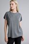 Crew Neck Stone Printed Short Sleeve T-Shirt H1456Ax26Sp - 2