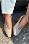 Torben Heeled Shoes Beige Matte Leather - 6